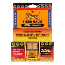 Load image into Gallery viewer, Tiger Balm Ultra Strength Pain Relieving Ointment - 0.63 Oz
