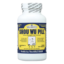 Load image into Gallery viewer, Dr. Shen&#39;s Shou Wu Youthful Hair Pill - 700 Mg - 200 Tablets
