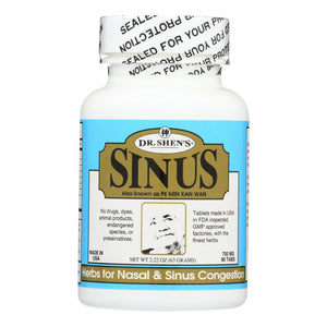 Dr. Shen's Formula B Pe Min Kan Wan Sinus And Nose Pill - 700 Mg - 90 Tablets