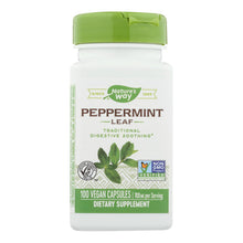 Load image into Gallery viewer, Nature's Way - Peppermint Leaves - 100 Capsules
