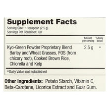 Load image into Gallery viewer, Kyolic - Kyo-green Energy Powdered Drink Mix - 5.3 Oz
