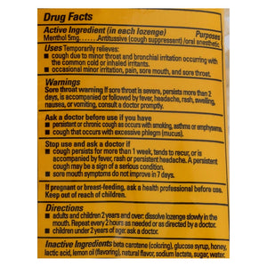 Jakemans Throat And Chest Lozenges - Honey And Lemon - Case Of 12 - 30 Pack
