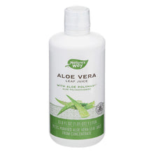 Load image into Gallery viewer, Nature's Way - Organic Aloe Vera Whole Leaf Juice - 33.8 Fl Oz
