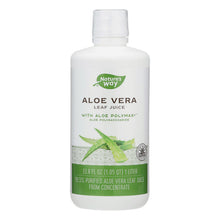 Load image into Gallery viewer, Nature's Way - Organic Aloe Vera Whole Leaf Juice - 33.8 Fl Oz

