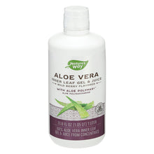 Load image into Gallery viewer, Nature's Way - Aloe Vera Gel And Juice - Wild Berry - 33.8 Fl Oz
