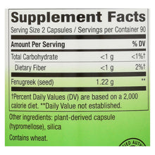 Load image into Gallery viewer, Nature's Way - Fenugreek Seed - 180 Capsules
