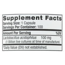Load image into Gallery viewer, Natrol Acidophilus Probiotic - 100 Mg - 100 Capsules
