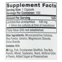 Load image into Gallery viewer, Natrol Acidophilus Probiotic - 100 Mg - 100 Capsules
