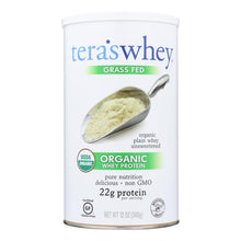 Load image into Gallery viewer, Teras Whey Protein Powder - Whey - Organic - Plain Unsweetened - 12 Oz
