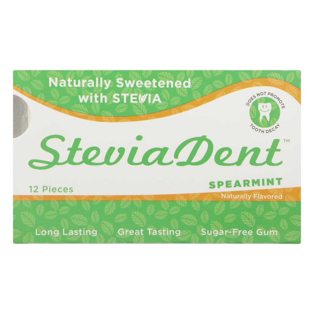 Stevita Steviadent Gum - Cinnamon - Case Of 12 - 12 Pack