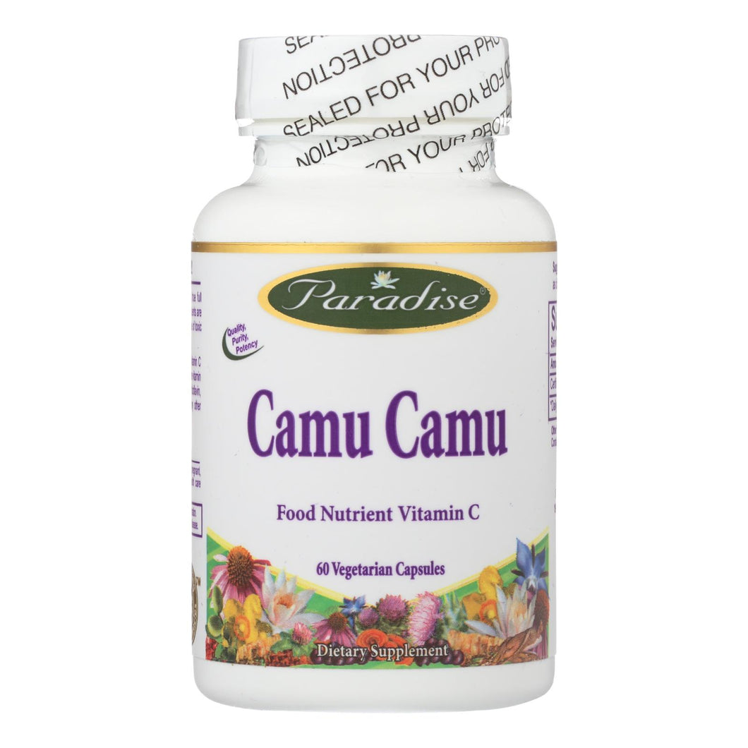 Paradise Herbs Camu Camu - 60 Vegetable Capsules