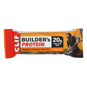 Clif Bar Builder Bar - Crunchy Peanut Butter - Case Of 12 - 2.4 Oz