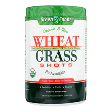 Load image into Gallery viewer, Green Foods Organic And Raw Wheat Grass Shots - 10.6 Oz
