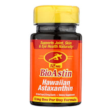 Load image into Gallery viewer, Nutrex Hawaii Bioastin Hawaiian Astaxanthin - 12 Mg - 25 Gel Caps
