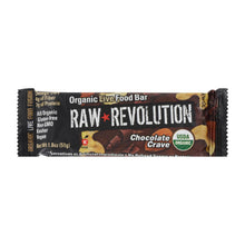 Load image into Gallery viewer, Raw Revolution Bar - Organic Chocolate Crave - Case Of 12 - 1.8 Oz
