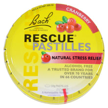 Load image into Gallery viewer, Bach Rescue Remedy Pastilles - Cranberry - 50 Grm - Case Of 12
