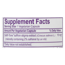 Load image into Gallery viewer, Paradise Herbs Saffr-tone Saffron Extract - 60 Vegetarian Capsules
