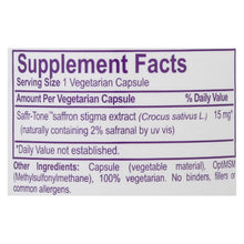 Load image into Gallery viewer, Paradise Herbs Saffr-tone Saffron Extract - 60 Vegetarian Capsules
