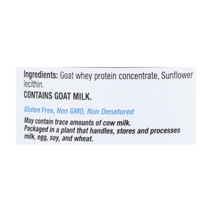 Tera's Whey Protein - Goat - Plain - Unsweetened - 12 Oz