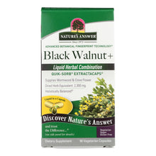 Load image into Gallery viewer, Nature's Answer - Black Walnut And Wormwood - 90 Liquid Capsules
