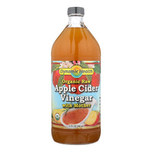 Load image into Gallery viewer, Dynamic Health Apple Cider Vinegar - Organic With Mother - 32 Oz
