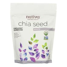 Load image into Gallery viewer, Nutiva Organic White Chia Seeds - 12 Oz
