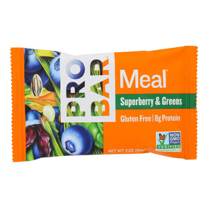 Probar Bar Organic Superberry Bar - Case Of 12 - 3 Oz