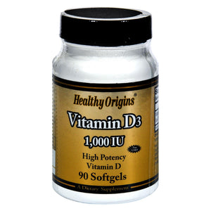 Healthy Origins Vitamin D3 - 1000 Iu - 90 Softgels