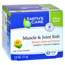 Load image into Gallery viewer, Earths Care Muscle And Joint Rub - 2.5 Oz
