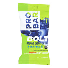 Load image into Gallery viewer, Probar Bolt Energy Chews - Organic Berry Blast - 2.1 Oz - Case Of 12
