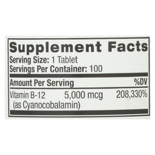 Load image into Gallery viewer, Natrol Fast Dissolving Vitamin B12 - 5000 Mcg - 100 Tabs
