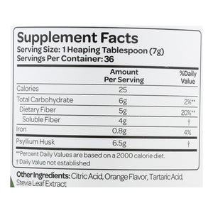 Health Plus - Every Day Fiber - Orange - 9 Oz