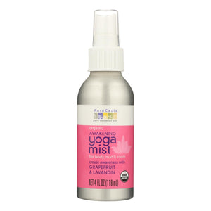 Aura Cacia - Organic Yoga Mist - Awakening Grapefruit And Lavandin Orange - 4 Oz