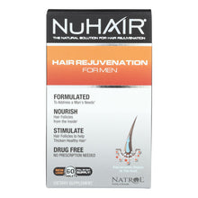 Load image into Gallery viewer, Nuhair Hair Regrowth For Men - 60 Tablets
