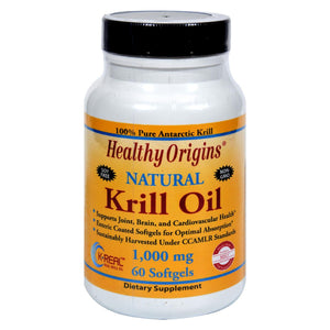 Healthy Origins Krill Oil - 1000 Mg - 60 Softgels