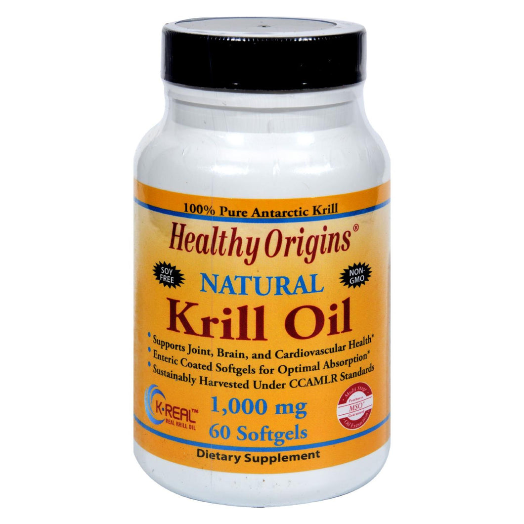 Healthy Origins Krill Oil - 1000 Mg - 60 Softgels