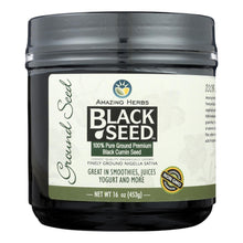 Load image into Gallery viewer, Amazing Herbs - Black Seed Ground Seed - 16 Oz
