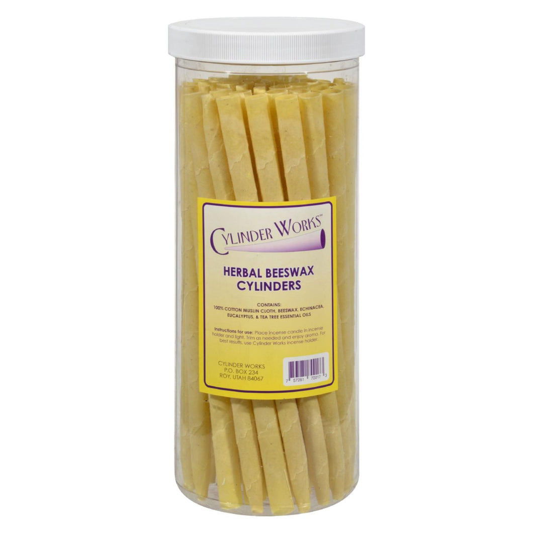 Cylinder Works - Cylinders - Herbal Beeswax - 50 Ct