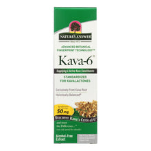 Load image into Gallery viewer, Nature's Answer - Kava 6 Extract - Alcohol Free - 1 Oz
