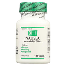 Load image into Gallery viewer, Bhi - Nausea Relief - 100 Tablets
