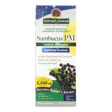 Load image into Gallery viewer, Nature's Answer - Sambucus - Pm Nighttime - 4 Fl Oz
