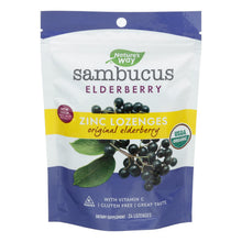 Load image into Gallery viewer, Nature's Way - Lozenge - Organic - Elderberr Zinc - 24 Count
