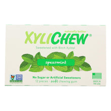 Load image into Gallery viewer, Xylichew Gum - Spearmint - Counter Display - 12 Pieces - 1 Case
