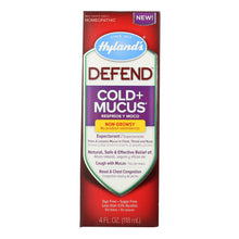 Load image into Gallery viewer, Hylands Homepathic Cold And Mucus - Defend - 4 Fl Oz
