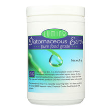 Load image into Gallery viewer, Lumino Home Diatomaceous Earth - Food Grade - Pure - 9 Oz
