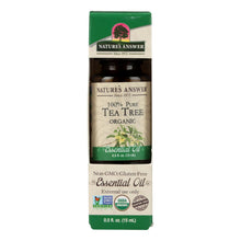 Load image into Gallery viewer, Nature&#39;s Answer - Organic Essential Oil - Tea Tree - 0.5 Oz.
