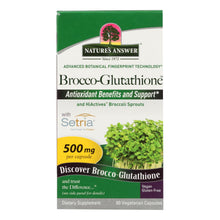 Load image into Gallery viewer, Nature's Answer - Brocco-glutathione - 60 Vegetarian Capsules
