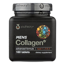 Load image into Gallery viewer, Youtheory Collagen - Mens - Advanced - 160 Tablets
