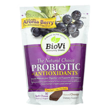 Load image into Gallery viewer, Biovi Probiotic - Antioxidant Blend - Natural Chocolate - 30 Soft Chews
