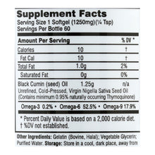 Load image into Gallery viewer, Black Seed Oil - 1250 Mg - 60 Softgel Capsules
